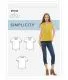 9133 Simplicity Schnittmuster Blusenshirt Top