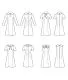 9104 Simplicity Schnittmuster Vintage Kleid