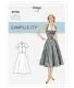 9105 Simplicity Schnittmuster Retrokleid