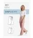 9111 Simplicity Schnittmuster Wickelhose + Rock