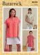 B6768 Butterick Schnittmuster Blusenshirt + Top