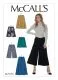 M7475 McCalls Schnittmuster Rock Culotte