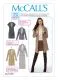 M7476 McCalls Schnittmuster Mantel Jacke Weste EASY!