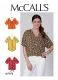 M7976 McCalls Schnittmuster Bluse Kurzbluse