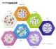 Rollmassband Hexagon Magnetic Floral