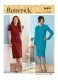 B6849 Butterick Schnittmuster Designer-Kleid