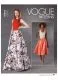 V1813 VOGUE Schnittmuster Glockenrock