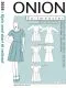 2058 ONION Schnittmuster Jerseykleid Retro-Look XS-XL