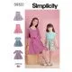 9322 Simplicity Schnittmuster Kinderkleider EASY