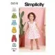9319 Simplicity Schnittmuster Kleinkind-Kombination EASY