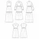 9265 Simplicity Schnittmuster Stufenkleid