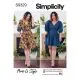 9329 Simplicity Schnittmuster Designer-Kleid