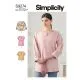 9274 Simplicity Schnittmuster Blusenshirt