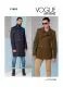 V1853 VOGUE Schnittmuster Herren Mantel Jacke