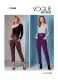 V1848 VOGUE Schnittmuster schmale Hose