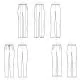 9376 Simplicity Schnittmuster Schlupfhose