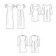 9453 Simplicity Schnittmuster Empire-Kleid