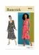B6926 Butterick Schnittmuster Wickelkleid Volantkleid