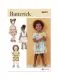 B6987 Butterick Schnittmuster Kinderkleid Kinderoverall