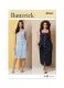B7022 Butterick Schnittmuster Trägerkleid