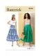 B7025 Butterick Schnittmuster Stufenrock