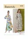 B7039 Butterick Schnittmuster Kleid in Maxilänge