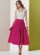 B7044 Butterick Schnittmuster Rock Midi & Maxi