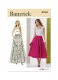 B7044 Butterick Schnittmuster Rock Midi & Maxi