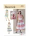 B7051 Butterick Schnittmuster Kinderkleid mit Hut