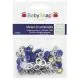 BabySnap Jersey-Druckknöpfe Metall dunkelblau 10mm