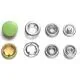 BabySnap Jersey-Druckknöpfe Metall apfelgrün 10mm