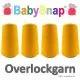 Babysnap Overlockgarn gelb 4x2700m
