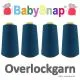 Babysnap Overlockgarn jeansblau 4x2700m