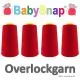 Babysnap Overlockgarn rot 4x2700m