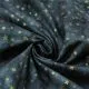 50cm Baumwollstoff BATIK STARS & DOTS grau