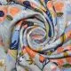 50cm Jerseystoff Flower by Poppy Fabrics hellgrau