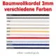 Baumwollkordel 3mm x 2,50m