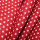 50cm Baumwollstoff MIX-IT STARS rot