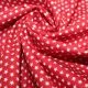 50cm Baumwollstoff MIX-IT STARS rot