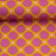 50cm Swafing Baumwollstoff Bilbao Retro-Dots pink-orange