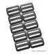 Gleitschnalle Regulator 30mm schwarz 10er-Pack