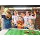 Swafing Jersey Panelstoff Fussball hellgrau-meliert 85x150cm