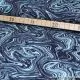 50cm Jerseystoff STREAM marine-hellblau