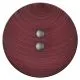 Knopf mit Streifen 54mm rund dunkelrot
