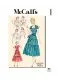 M8280 McCalls Schnittmuster Vintage Kleid 50er-Jahre