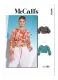 M8324 McCalls Schnittmuster Blusenshirt bauchfrei