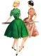 M8401 McCalls Schnittmuster Vintage Kleid 50er Jahre