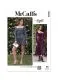 M8436 McCalls Schnittmuster Designer Jerseykleid
