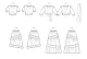 M8482 McCalls Schnittmuster Crop-Top Volantrock