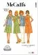 M8570 McCalls Schnittmuster Vintage Kleid Tunkia Top